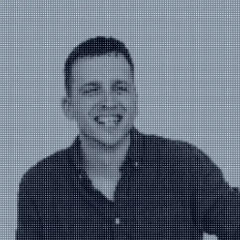 Matt halftone portrait